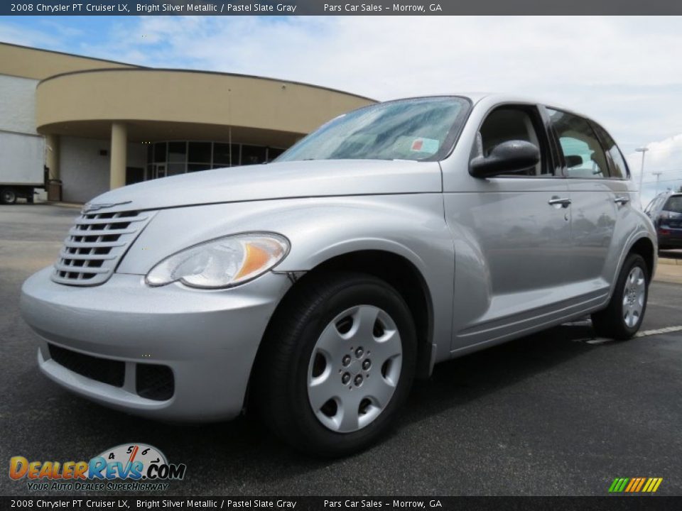 2008 Chrysler PT Cruiser LX Bright Silver Metallic / Pastel Slate Gray Photo #1