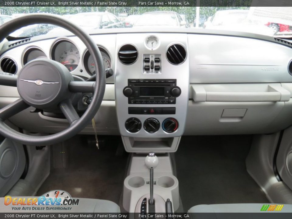 2008 Chrysler PT Cruiser LX Bright Silver Metallic / Pastel Slate Gray Photo #12