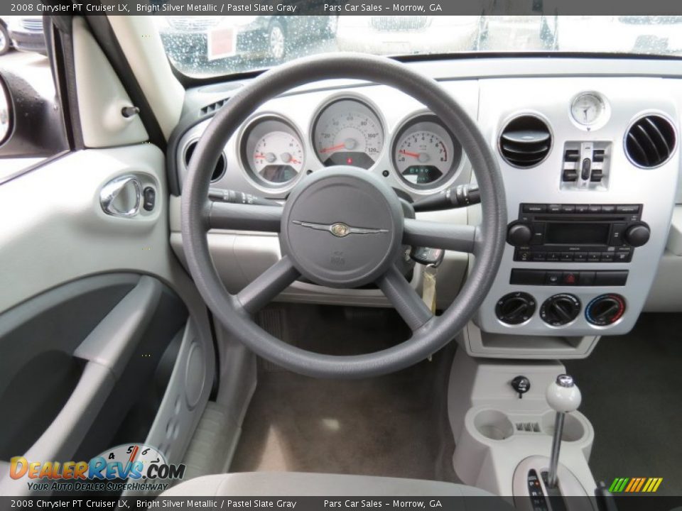 2008 Chrysler PT Cruiser LX Bright Silver Metallic / Pastel Slate Gray Photo #13
