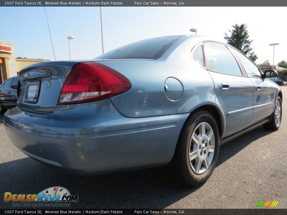 2007 Ford Taurus SE Windveil Blue Metallic / Medium/Dark Pebble Photo #3
