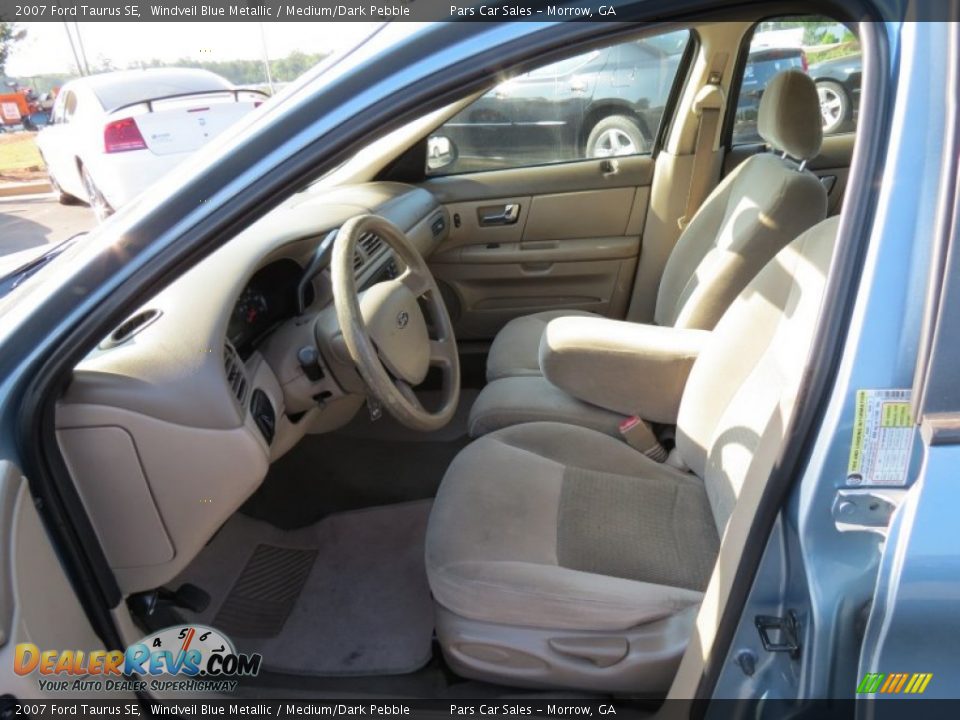 2007 Ford Taurus SE Windveil Blue Metallic / Medium/Dark Pebble Photo #6