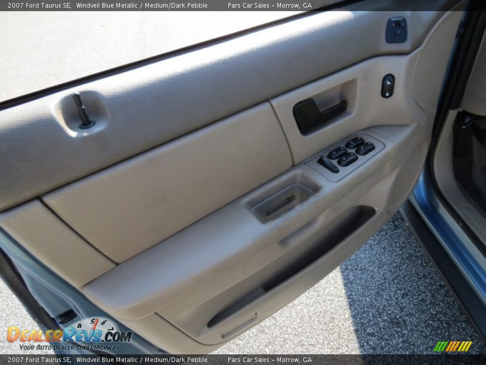 2007 Ford Taurus SE Windveil Blue Metallic / Medium/Dark Pebble Photo #7