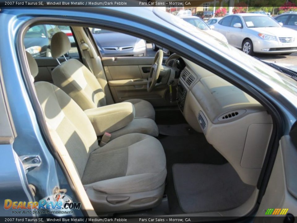 2007 Ford Taurus SE Windveil Blue Metallic / Medium/Dark Pebble Photo #10