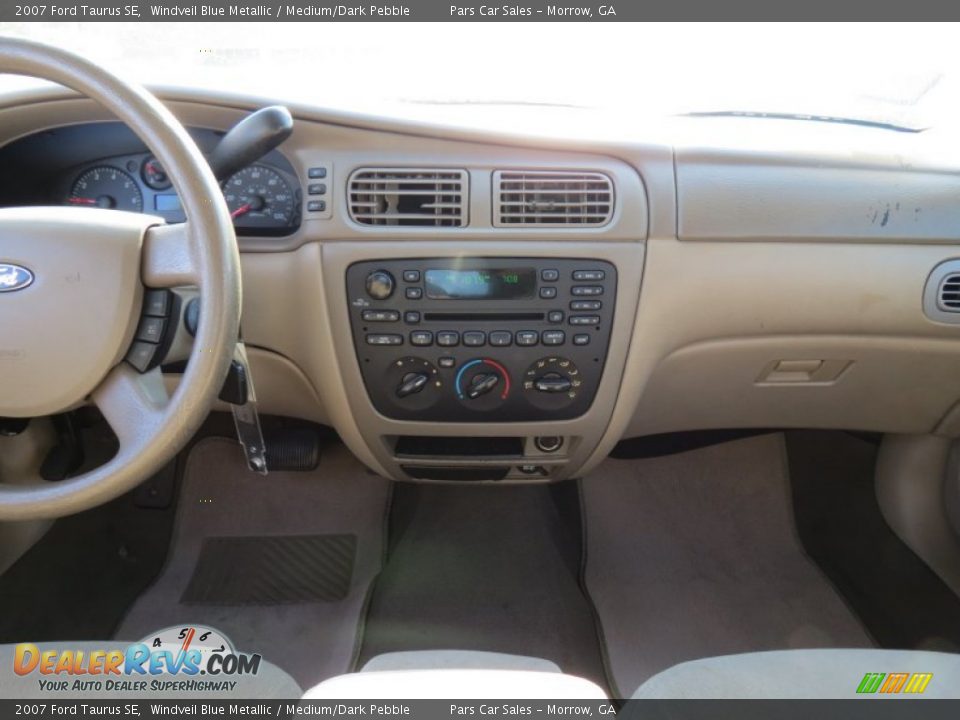 2007 Ford Taurus SE Windveil Blue Metallic / Medium/Dark Pebble Photo #11