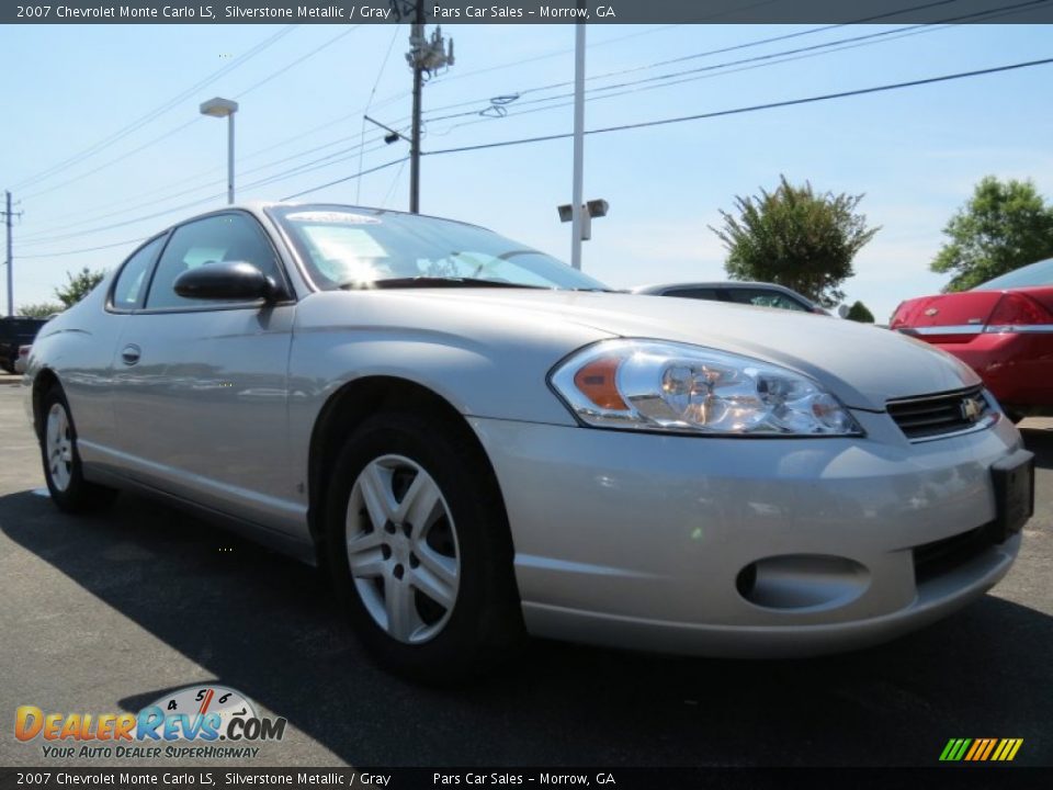 2007 Chevrolet Monte Carlo LS Silverstone Metallic / Gray Photo #4