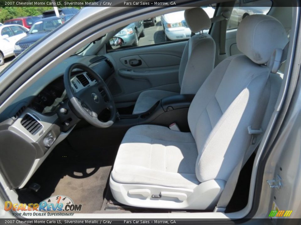 2007 Chevrolet Monte Carlo LS Silverstone Metallic / Gray Photo #6