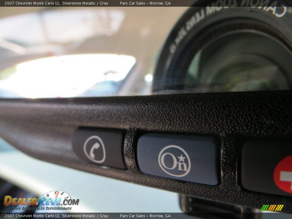 2007 Chevrolet Monte Carlo LS Silverstone Metallic / Gray Photo #11