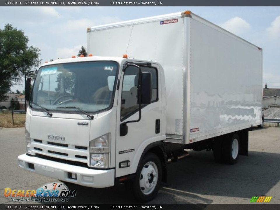 2012 Isuzu N Series Truck NPR HD Arctic White / Gray Photo #2