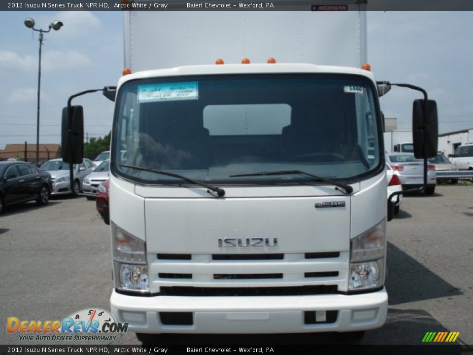 2012 Isuzu N Series Truck NPR HD Arctic White / Gray Photo #3