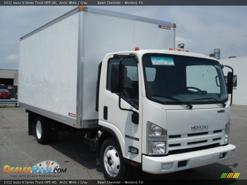 2012 Isuzu N Series Truck NPR HD Arctic White / Gray Photo #4