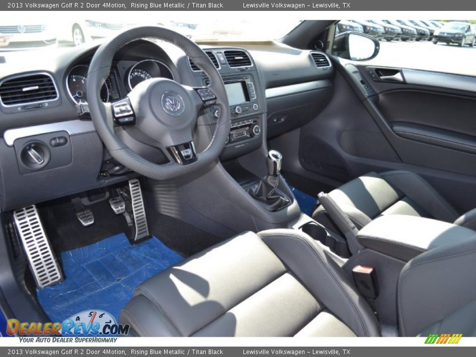 Titan Black Interior - 2013 Volkswagen Golf R 2 Door 4Motion Photo #5