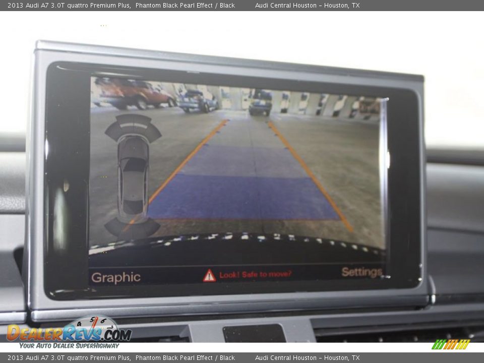 2013 Audi A7 3.0T quattro Premium Plus Phantom Black Pearl Effect / Black Photo #11