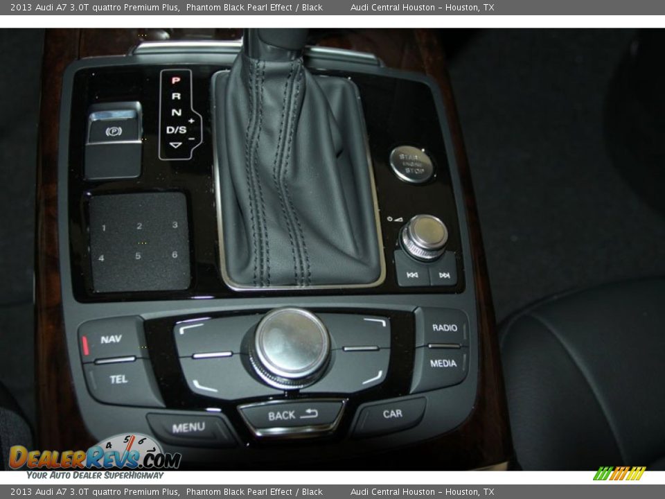 2013 Audi A7 3.0T quattro Premium Plus Phantom Black Pearl Effect / Black Photo #12