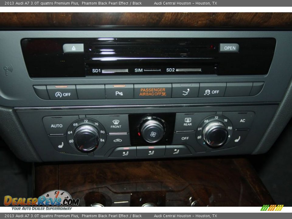 2013 Audi A7 3.0T quattro Premium Plus Phantom Black Pearl Effect / Black Photo #14