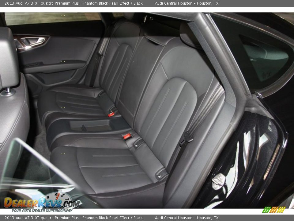 2013 Audi A7 3.0T quattro Premium Plus Phantom Black Pearl Effect / Black Photo #18