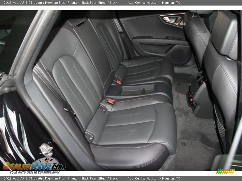 2013 Audi A7 3.0T quattro Premium Plus Phantom Black Pearl Effect / Black Photo #25