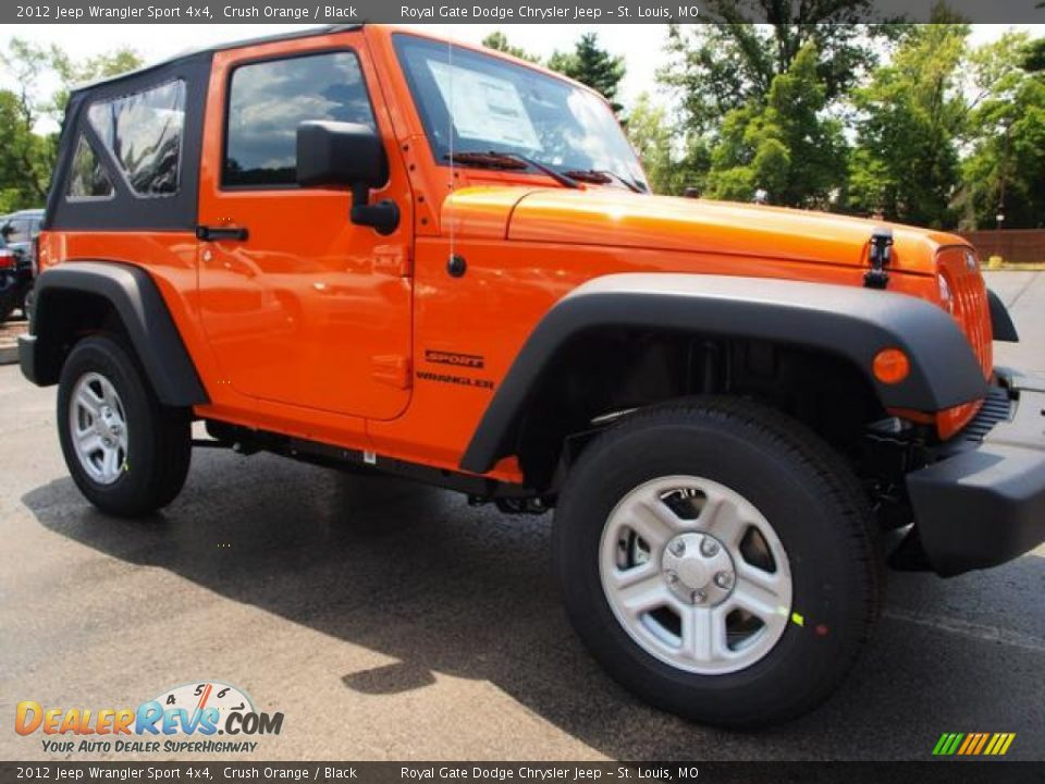 Crush Orange 2012 Jeep Wrangler Sport 4x4 Photo #2