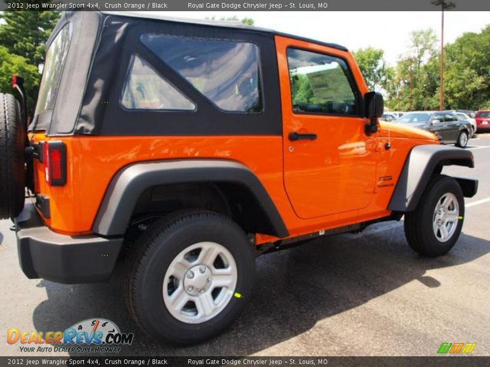 Crush Orange 2012 Jeep Wrangler Sport 4x4 Photo #3
