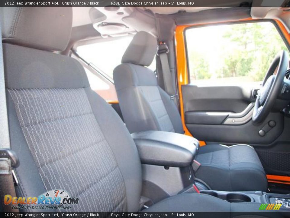 2012 Jeep Wrangler Sport 4x4 Crush Orange / Black Photo #4