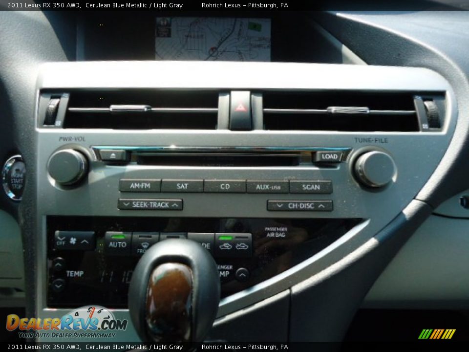 2011 Lexus RX 350 AWD Cerulean Blue Metallic / Light Gray Photo #19