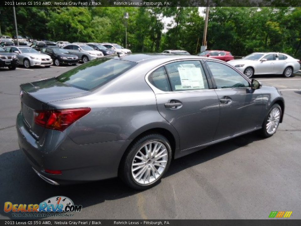 2013 Lexus GS 350 AWD Nebula Gray Pearl / Black Photo #4
