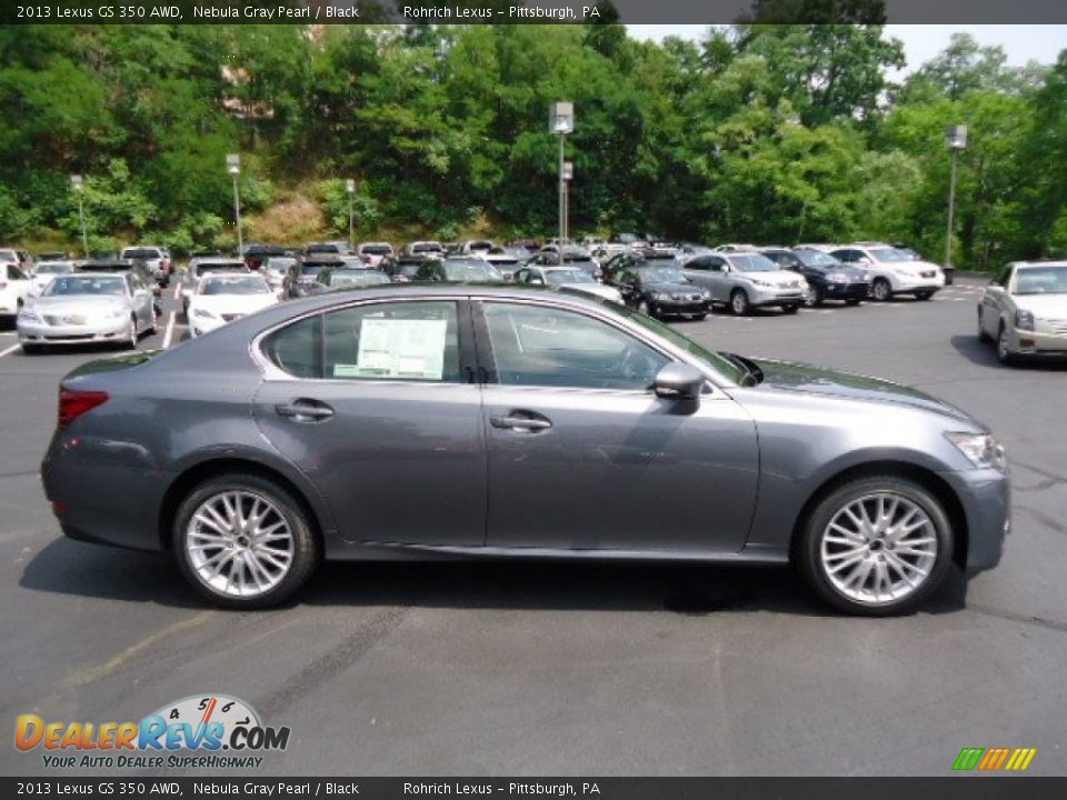 2013 Lexus GS 350 AWD Nebula Gray Pearl / Black Photo #5