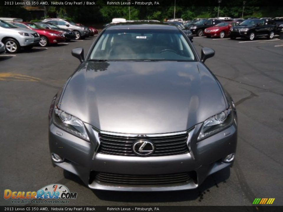 2013 Lexus GS 350 AWD Nebula Gray Pearl / Black Photo #7