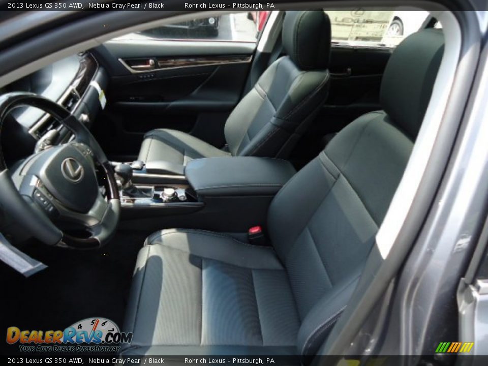 2013 Lexus GS 350 AWD Nebula Gray Pearl / Black Photo #10