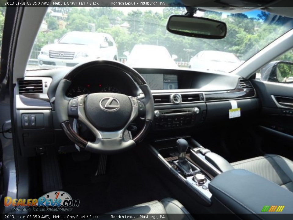 2013 Lexus GS 350 AWD Nebula Gray Pearl / Black Photo #12