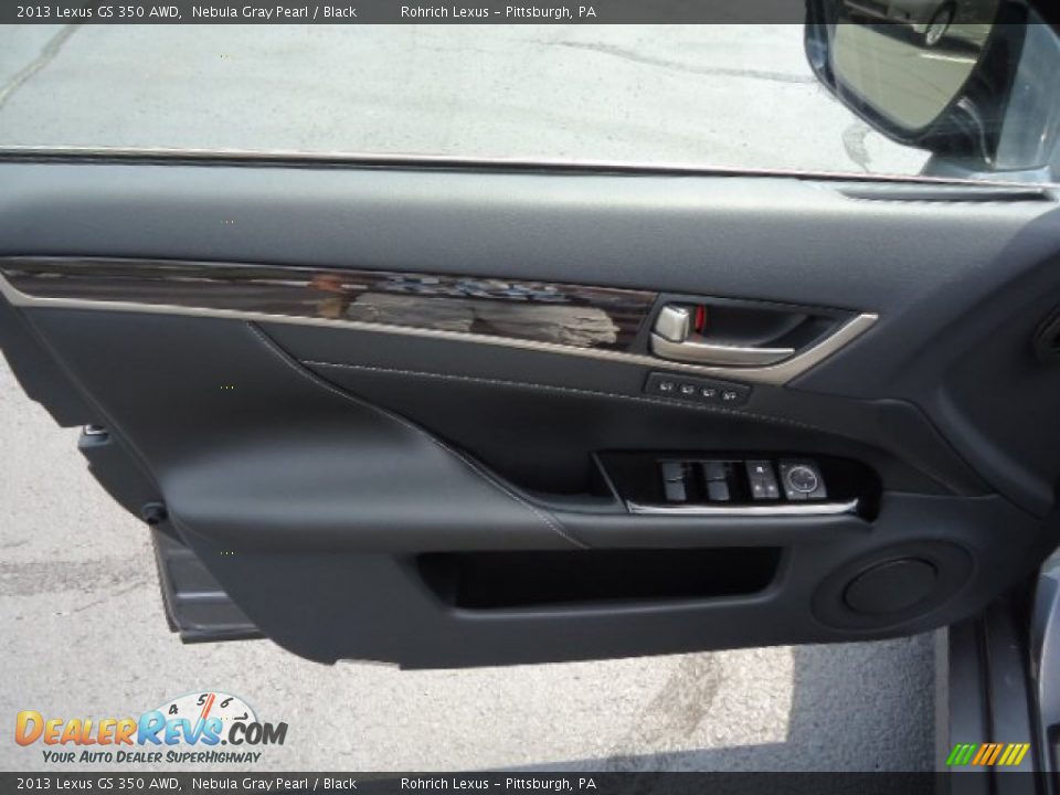 2013 Lexus GS 350 AWD Nebula Gray Pearl / Black Photo #14