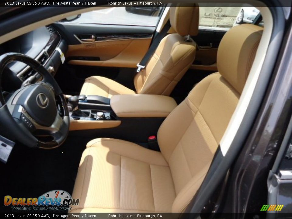 2013 Lexus GS 350 AWD Fire Agate Pearl / Flaxen Photo #10