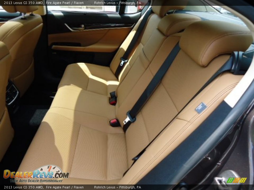 2013 Lexus GS 350 AWD Fire Agate Pearl / Flaxen Photo #11