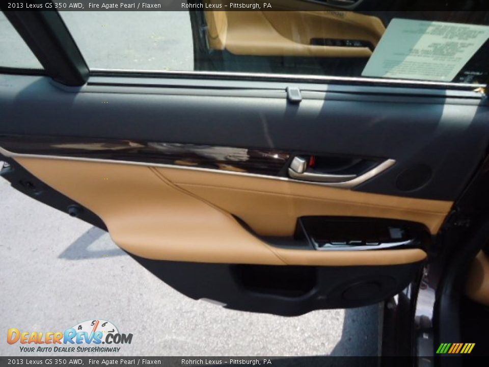 2013 Lexus GS 350 AWD Fire Agate Pearl / Flaxen Photo #13