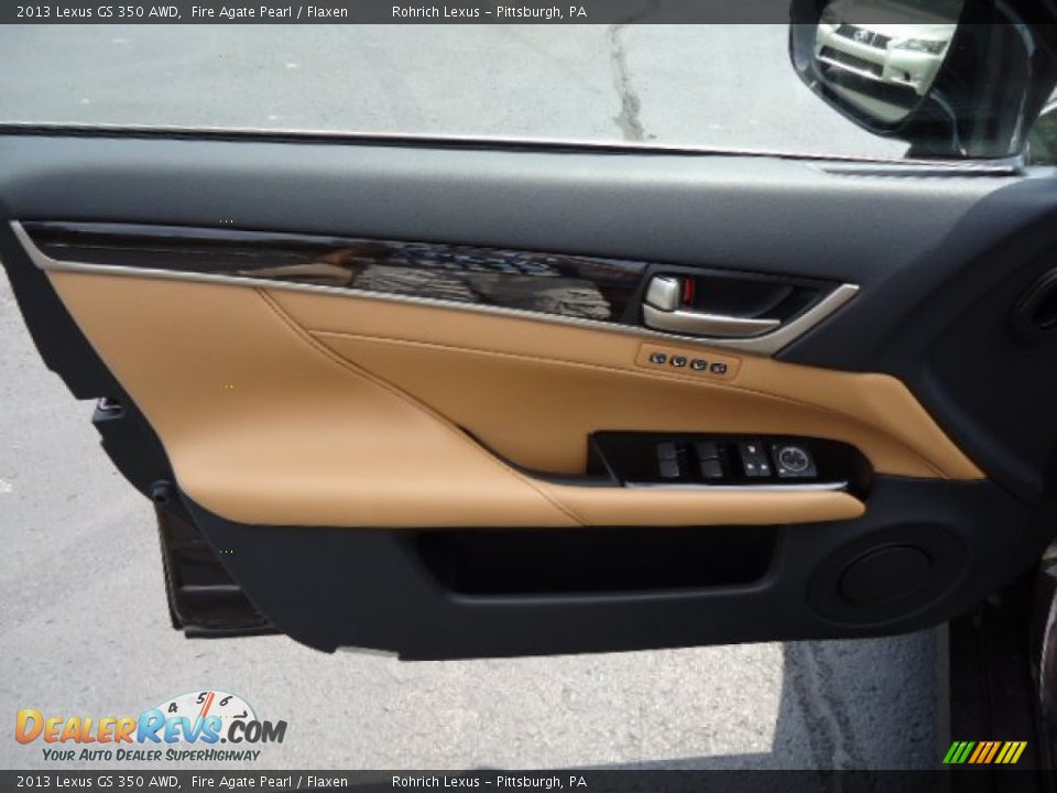2013 Lexus GS 350 AWD Fire Agate Pearl / Flaxen Photo #14