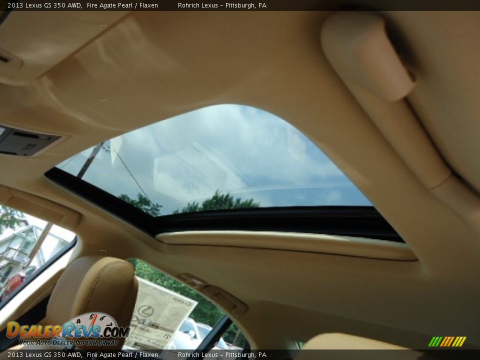 2013 Lexus GS 350 AWD Fire Agate Pearl / Flaxen Photo #15