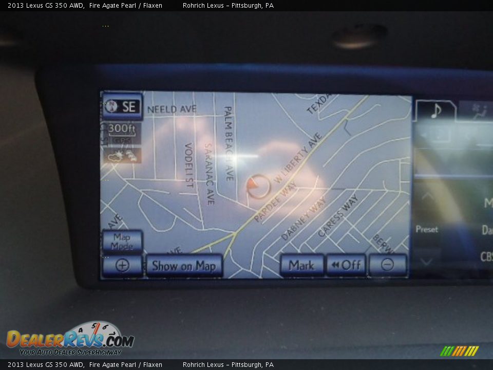 2013 Lexus GS 350 AWD Fire Agate Pearl / Flaxen Photo #17