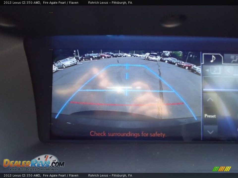 2013 Lexus GS 350 AWD Fire Agate Pearl / Flaxen Photo #18