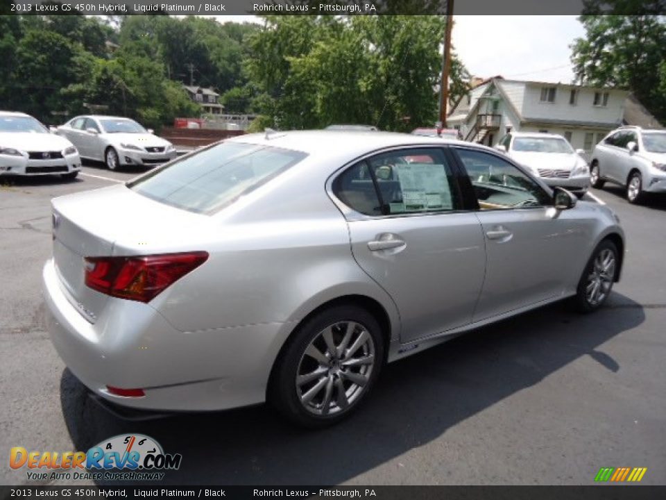 2013 Lexus GS 450h Hybrid Liquid Platinum / Black Photo #4