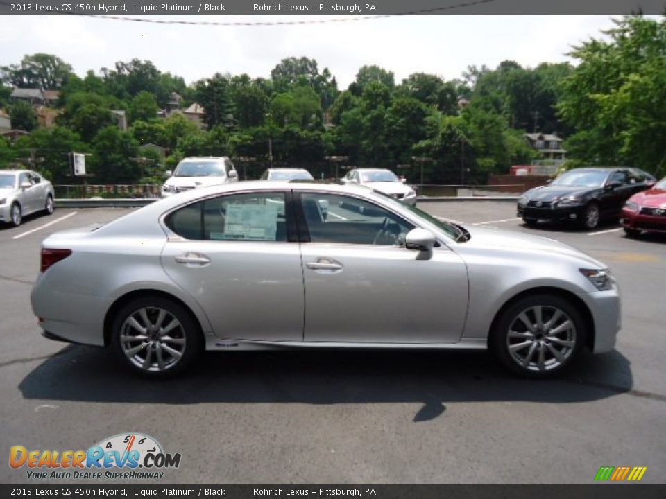 2013 Lexus GS 450h Hybrid Liquid Platinum / Black Photo #5