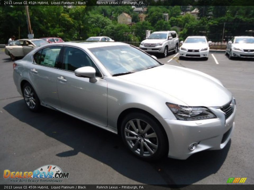2013 Lexus GS 450h Hybrid Liquid Platinum / Black Photo #6