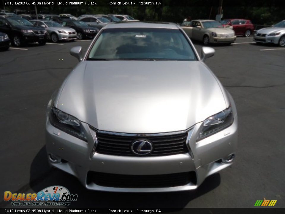 2013 Lexus GS 450h Hybrid Liquid Platinum / Black Photo #7