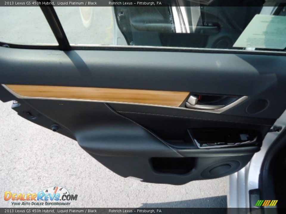 2013 Lexus GS 450h Hybrid Liquid Platinum / Black Photo #13