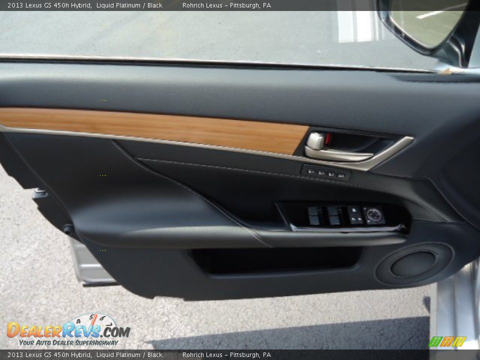 2013 Lexus GS 450h Hybrid Liquid Platinum / Black Photo #14