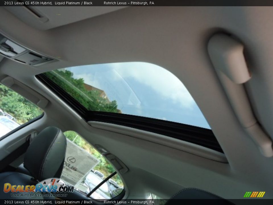 2013 Lexus GS 450h Hybrid Liquid Platinum / Black Photo #15