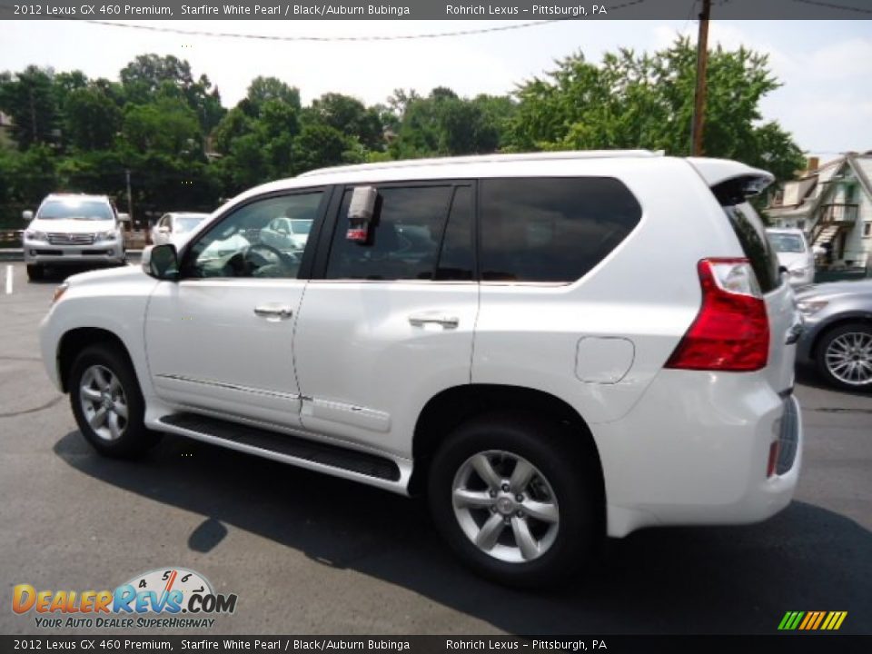 2012 Lexus GX 460 Premium Starfire White Pearl / Black/Auburn Bubinga Photo #2