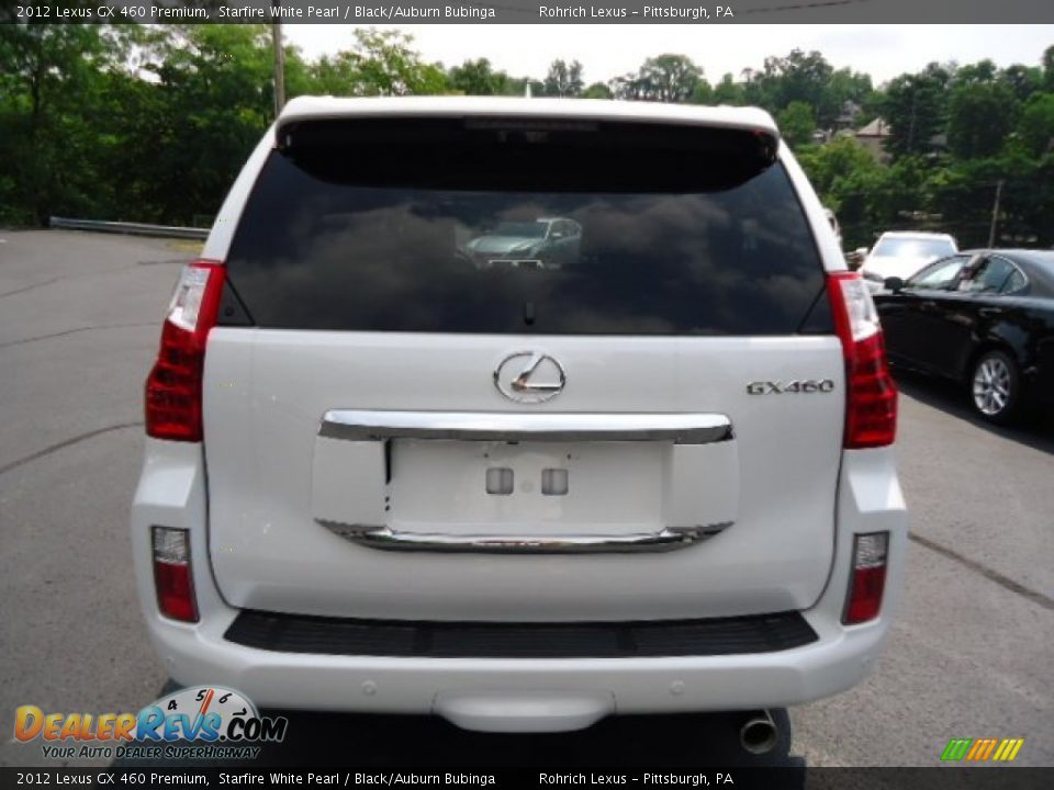 2012 Lexus GX 460 Premium Starfire White Pearl / Black/Auburn Bubinga Photo #3