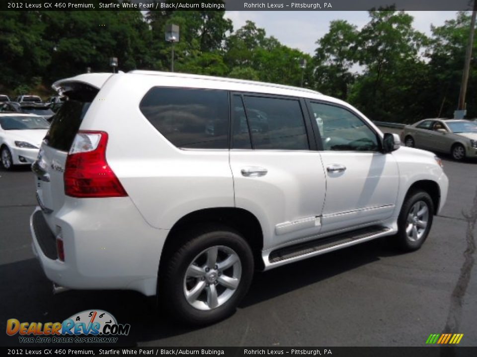 2012 Lexus GX 460 Premium Starfire White Pearl / Black/Auburn Bubinga Photo #4