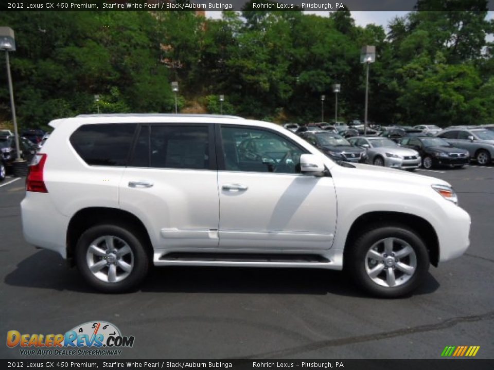 2012 Lexus GX 460 Premium Starfire White Pearl / Black/Auburn Bubinga Photo #5