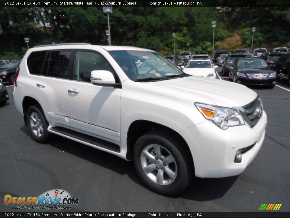 2012 Lexus GX 460 Premium Starfire White Pearl / Black/Auburn Bubinga Photo #6