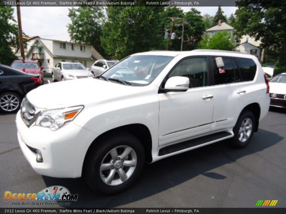 2012 Lexus GX 460 Premium Starfire White Pearl / Black/Auburn Bubinga Photo #8